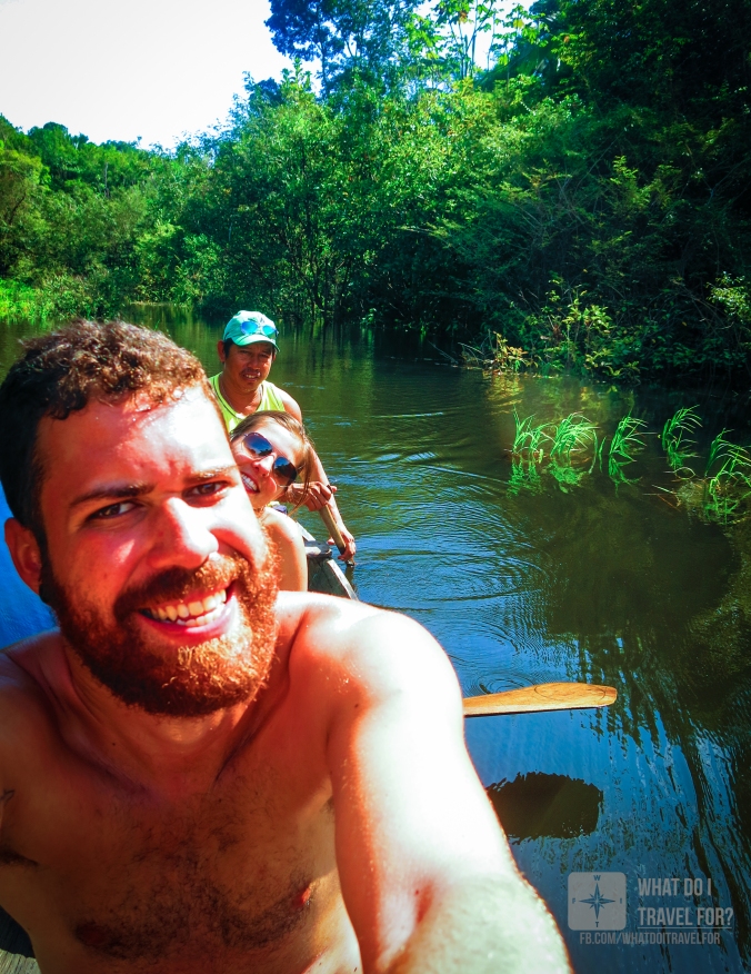 The only activity we did alone. We took our time paddling through small rivers and lakes and only by being very quiet, we were able to spot monkeys, beautiful birds, grey and pink dauphins. 